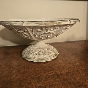 Vintage SYROCO Pedestal Bowl, Ornate